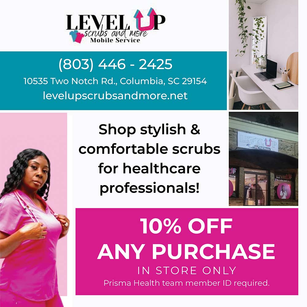 Level Up Scrubs and More