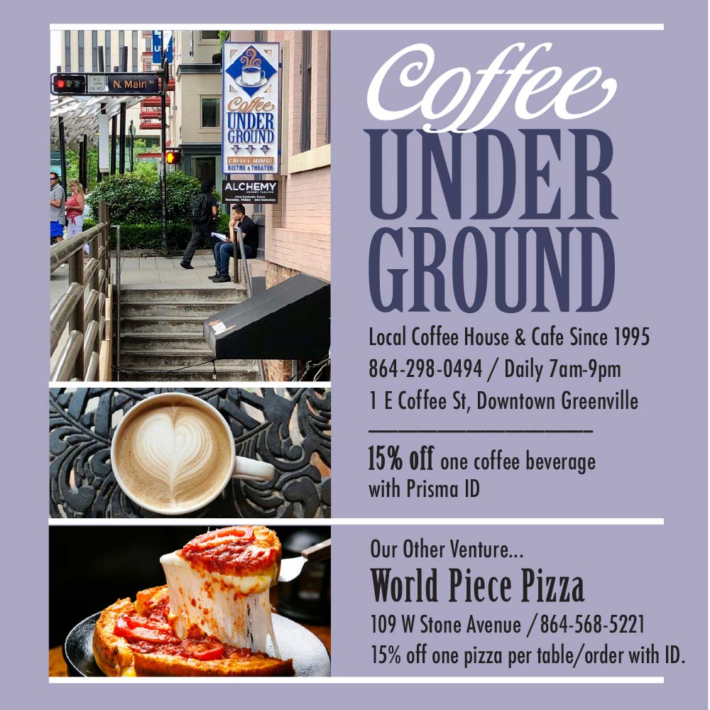 Coffee Underground / World Piece Pizza