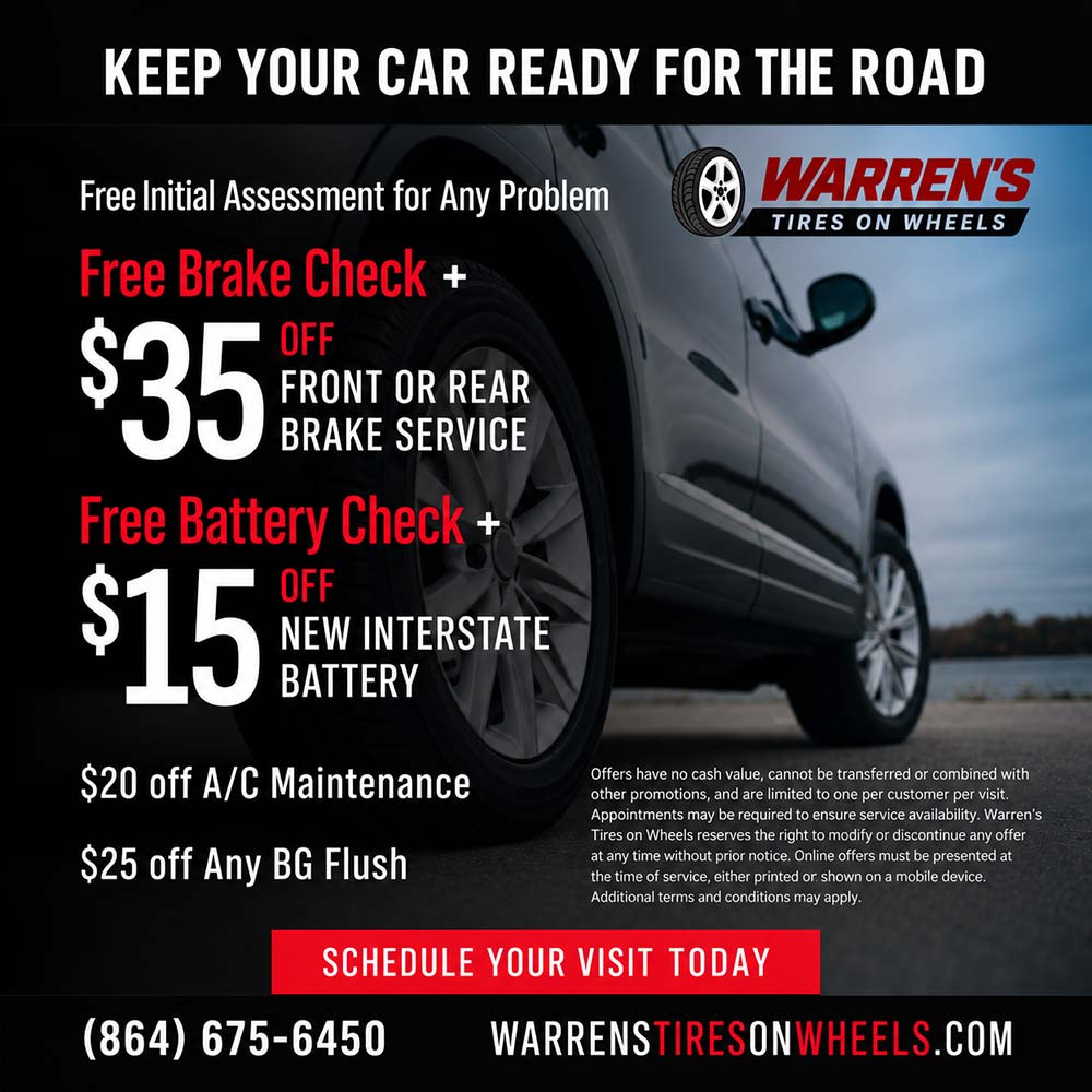 Warren's Tires on Wheels